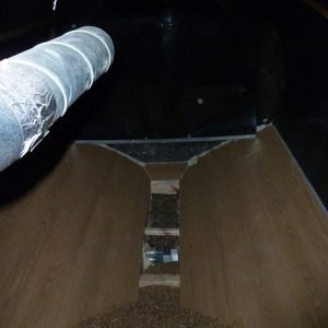 Underground fuel tank reconversion into a pellet storage unit license